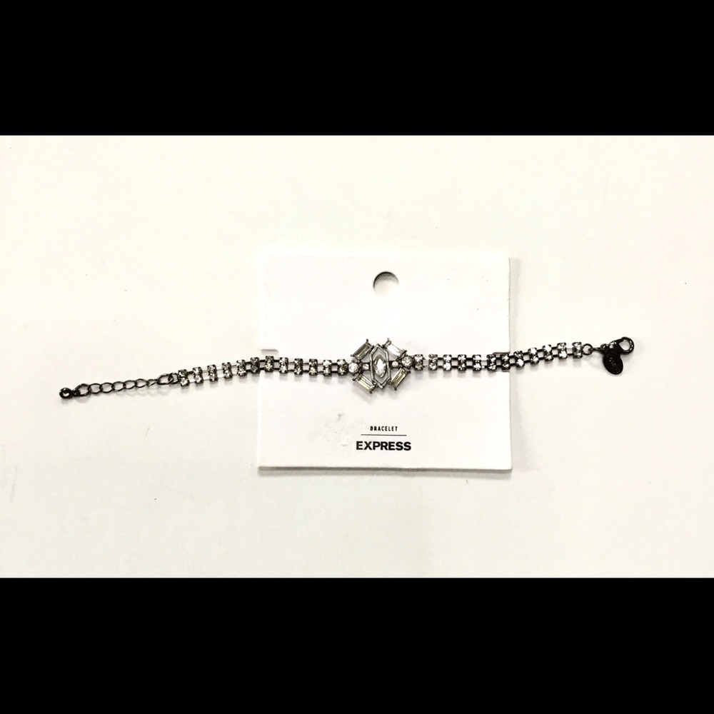 Express Sparkly Rhinestone Bracelet - Picture 6 of 7